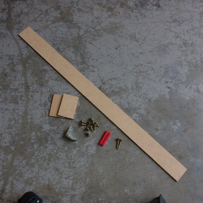 2x Stack with wall fixings for masonite
