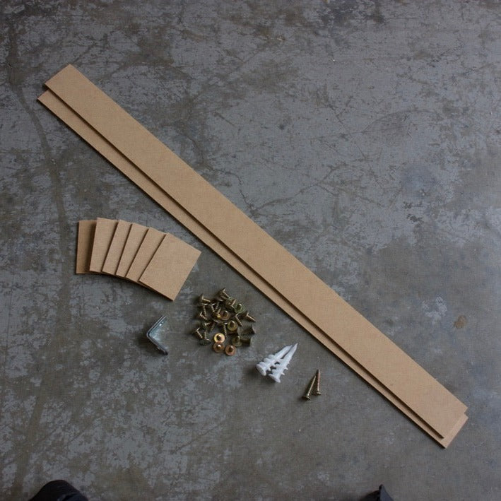 4x Stack with wall fixings for plaster