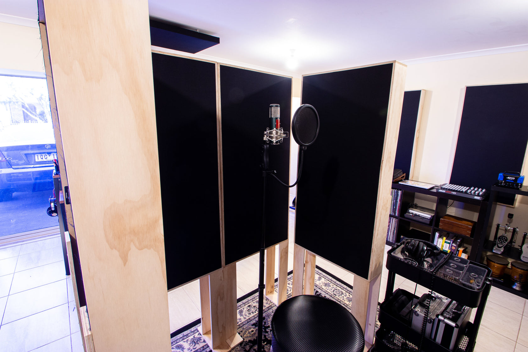 Free Standing Stands for vocal booth